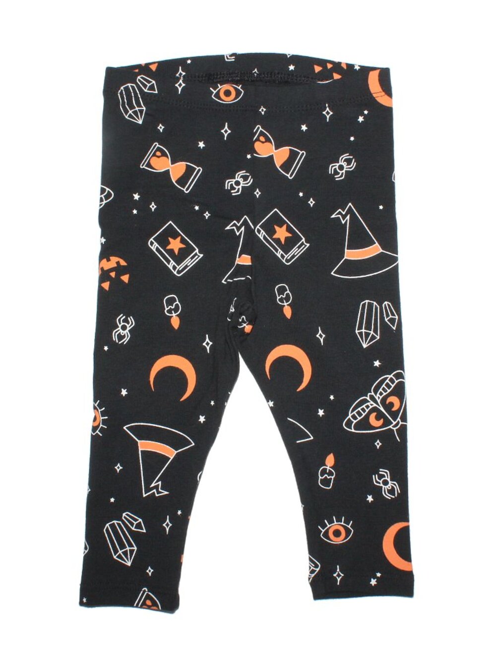 Cat & Jack Baby Girls' Halloween Graphic Print Cotton-Blend Leggings 12 Months